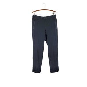 NWT Talbots Fleece Lined Pants Black Softshell Athletic Warm Womens Size 8